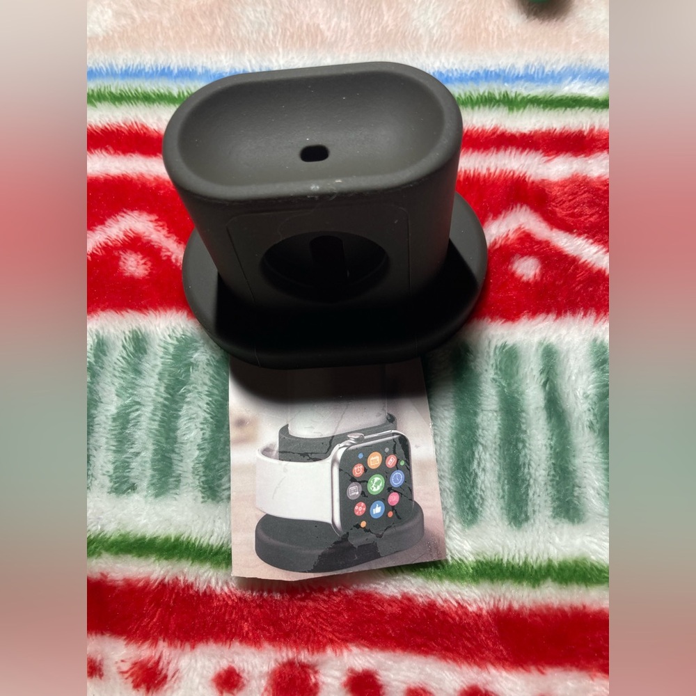 Black Apple Watch Charging Stand